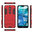 Slim Armour Tough Shockproof Case & Stand for Nokia 7.1 - Red